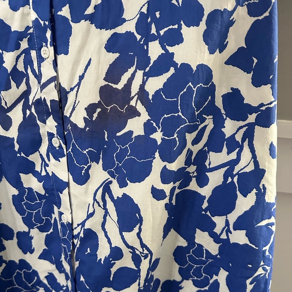 HYACINTH HOUSE Blue Floral Ruffle Collar Louisa Maxi Dress - Picture 7 of 13